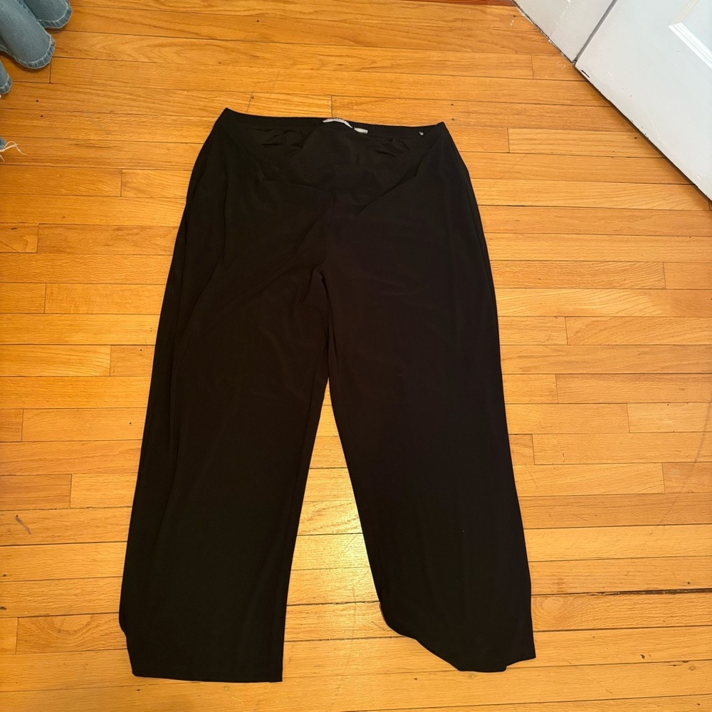 Sag Harbor Black Wide Leg Pants
